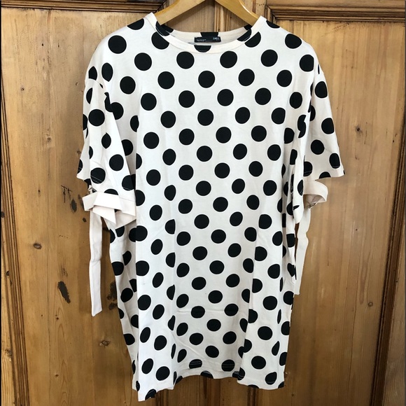Zara Tops - ZARA Polka Dot Oversized Tunic